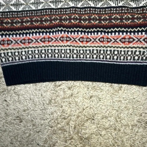 CPO Provisions Shipment Supply Sweater Medium Fair Isle Acrylic Lambswool Mens - Picture 7 of 10